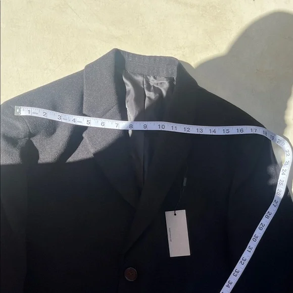 Kenneth Cole Men's Classic Black Trench Coat 44r nwt - Picture 11 of 15